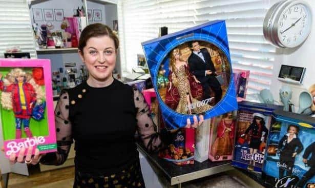 Clare keeps most of her collection in storage as she doesn't want her house overrun
