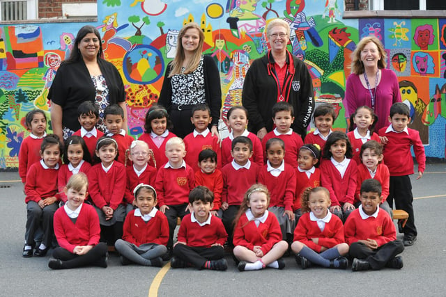 St Matthews CE Primary School, New Hall Lane, Preston 

Pictured left, Nasrin Shaikh, Emily Cookson, Karen Gornall and Doreen O'Malley