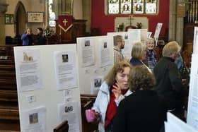 Visitors exploring Padiham, and Unitarian, history