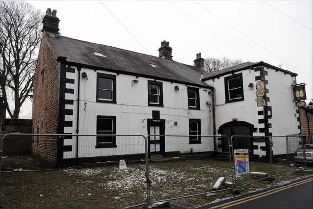 The old Talbot Hotel has been slammed as an eyesore in a picturesque village.