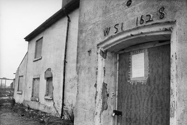 Pictured here is Dunkirk Hall in 1982 before it was bought and renovated, being turned into a pub. From the markings above the front door we can see that it was built in 1628. It is a grade II listed building which was originally known by the name of Lostock Hall