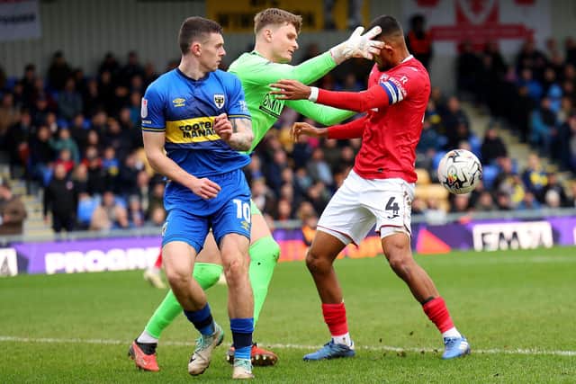 Morecambe host Grimsby Town tomorrow after three consecutive away games Picture: Andrew Redington/Getty Images