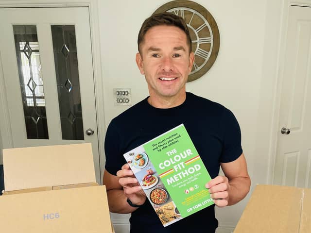 Former PNE fitness coach Tom Little with his new Colour-Fit Method book.