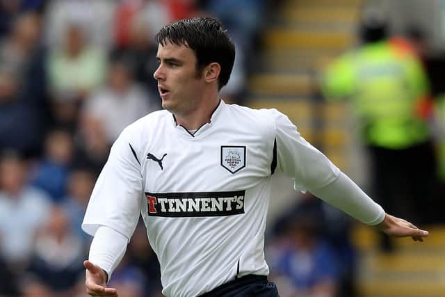 Keith Treacy in action for PNE