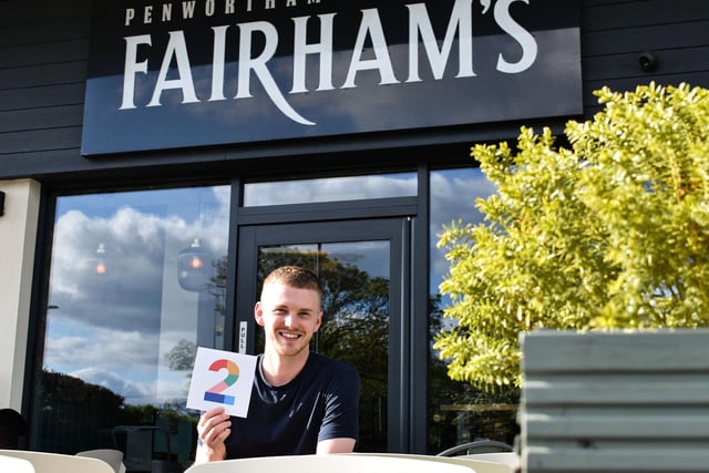 Liam pictured outside of Fairham's