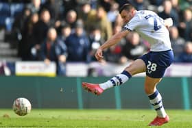 Milutin Osmajic scores PNE's second goal on Saturday (photo: Dave Howarth/CameraSport)