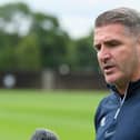 Preston North End manager Ryan Lowe at the media day at Euxton Training Ground. Photo: Kelvin Stuttard