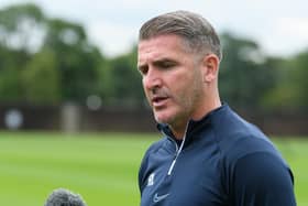 Preston North End manager Ryan Lowe at the media day at Euxton Training Ground. Photo: Kelvin Stuttard