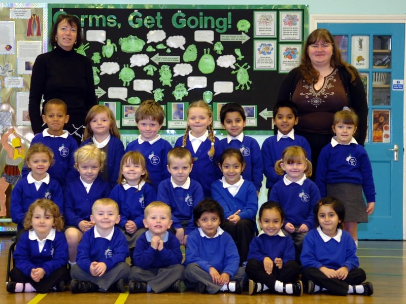 The reception class at Eldon Primary School