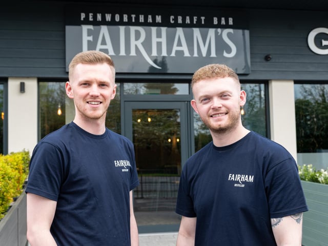 Co-owners Liam Stemson and Ellis McKeown ready to open the doors to the public.