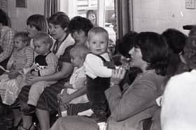 A rousing sing-song by a group of about 25 mothers and their children gave a helping hand to the starving millions in Ethiopia. The fund raising venture at Longton, near Preston, toddler group raised a total of £220 which will go towards the Ethiopian appeal