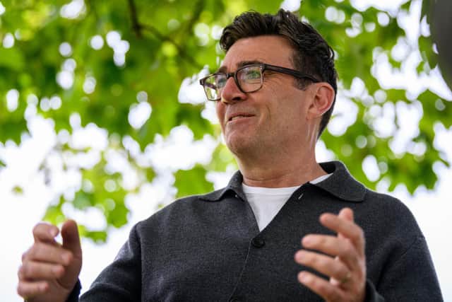 Andy Burnham says that while some people would like the by-election to be all about him, he insists that it's not