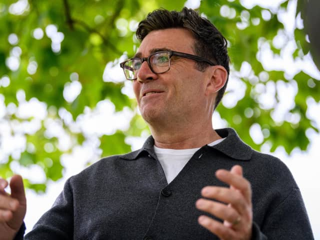 Andy Burnham says that while some people would like the by-election to be all about him, he insists that it's not