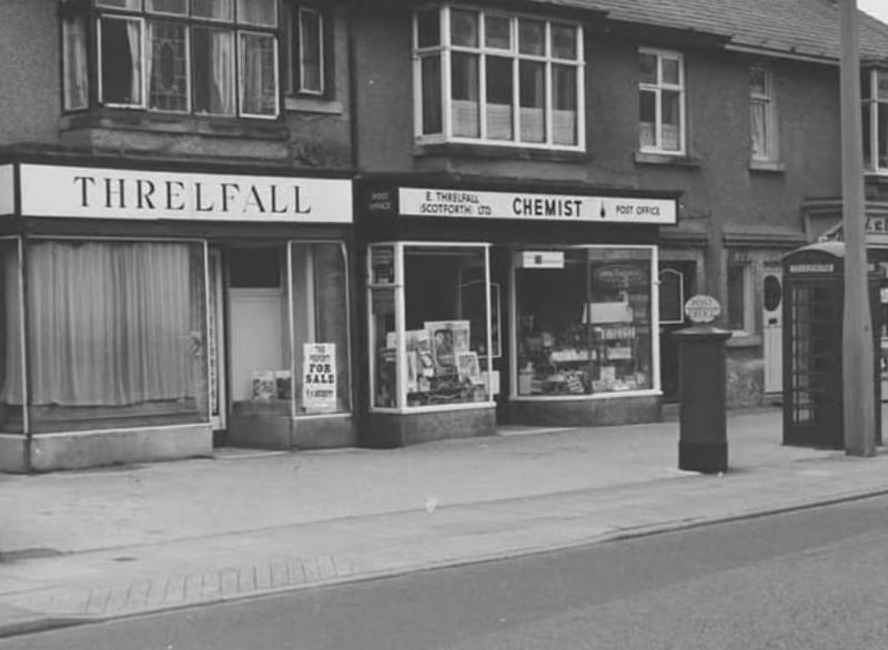 Scotforth Road shops and the rare Edward VIII postbox.