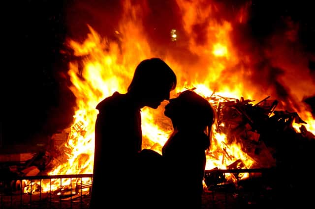 Burning desires at Preston Grasshoppers firework night in 2007