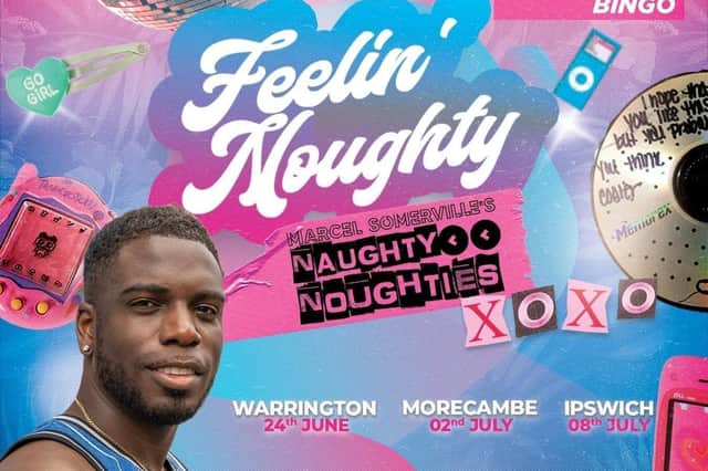 Marcel Somerville of hip hop group Blazin' Squad and Love Island 3 star will be coming to Morecambe for rave bingo style event.