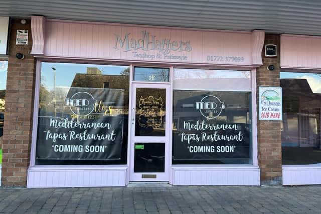 The former Mad Hatter's cafe in Longton