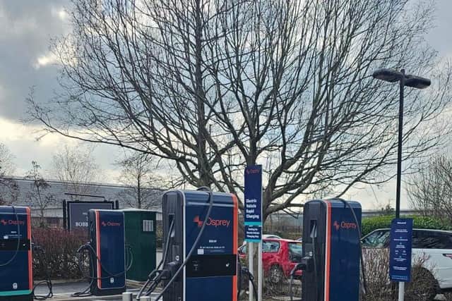 Osprey Charging Network launches new rapid EV charging site at The Bobbin Mill in Chorley
