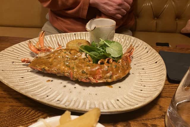 Out Lane Social at Croston: Lobster Thermidor