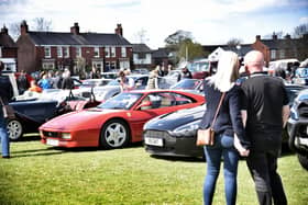 Ferraris and Aston Martins at Wrea Green in 2022