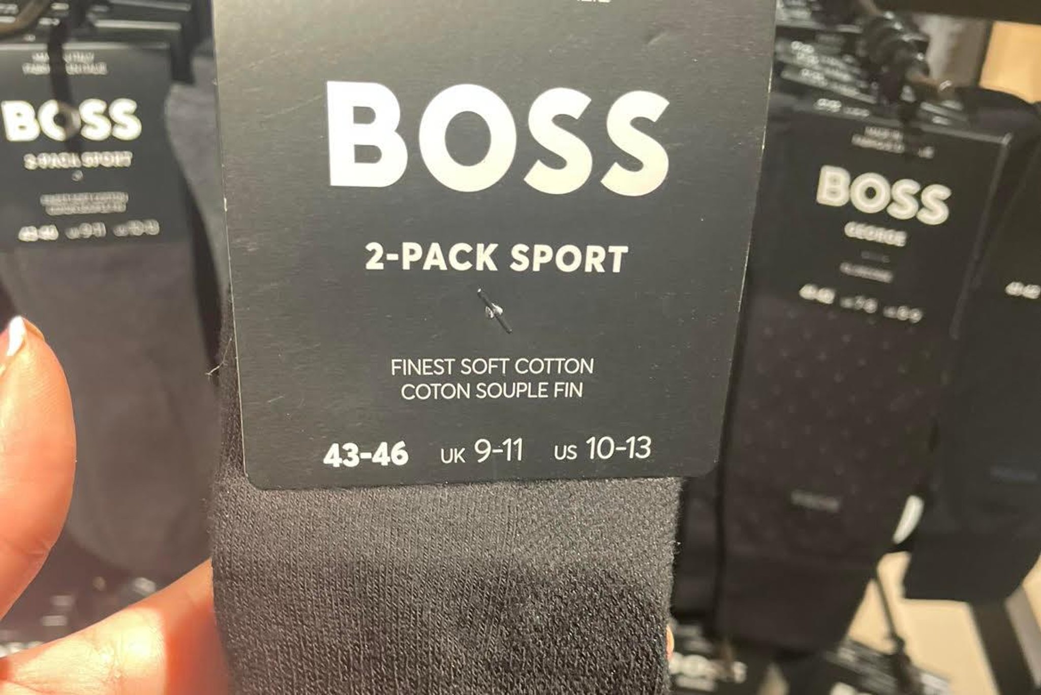 We visited the new Flannels store in Preston where the cheapest item was a £14 pair of socks