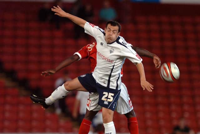 Ross Wallace in action for Preston North End against Barnsley at Oakwell in August 2009