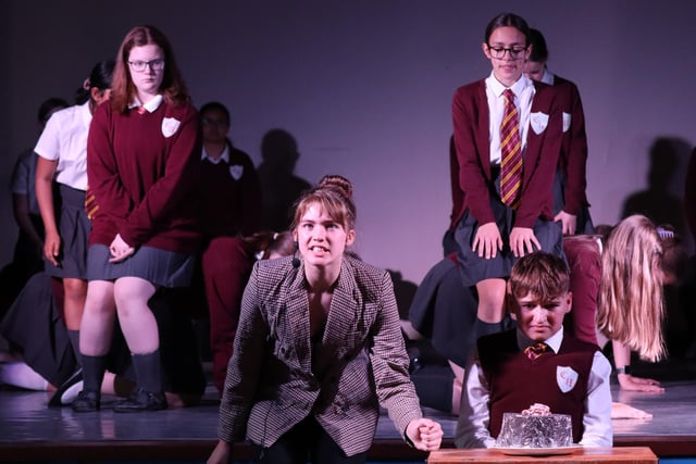 Miss Trunchbull and Bruce Bogtrotter