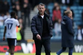 Millwall manager Gary Rowett after the match at The Den,