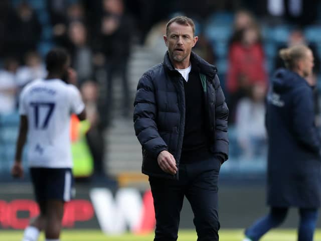 Millwall manager Gary Rowett after the match at The Den,