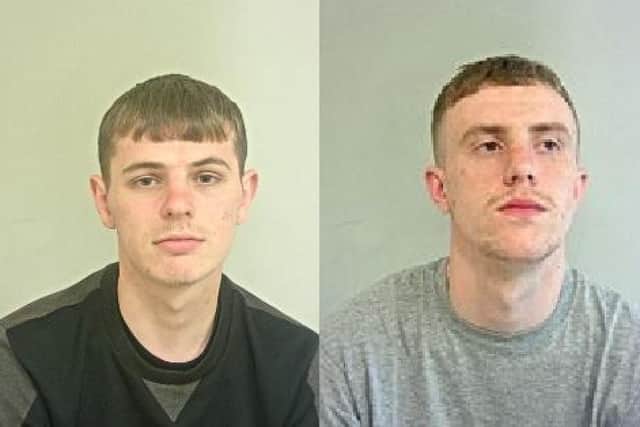 Jordan Bailey (pictured left) and Declan Carroll (pictured right). (Credit: Lancashire Police)