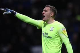 Preston North End goalkeeper Daniel Iversen