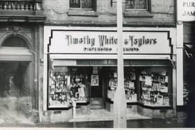 Timothy Whites & Taylors Dispensing Chemists was a pharmacy company that had a branch in Preston. In 1968 it was taken over by Boots Pure Drug Company. As a result of this takeover, Boots rebranded and absorbed the pharmaceutical side of things, leaving Timothy Whites selling only housewares. The name Timothy Whites eventually disappeared from the high streets in 1985