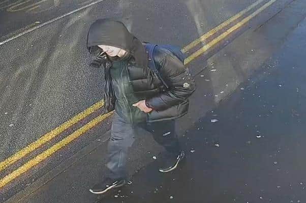 Do you recognise this man? Police are looking for him after threats were made to staff and customers at a hair salon on Plungington Road, Preston, by a man carrying a meat cleaver.