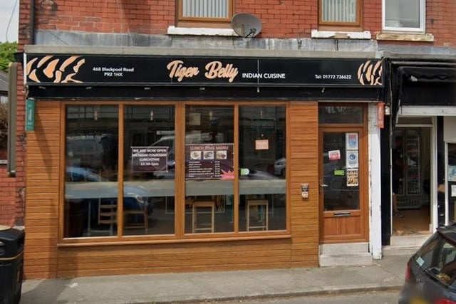 Tiger Belly on Blackpool Road, Ashton-on-Ribble, has a rating of 4.5 out of 5 from 103 Google reviews