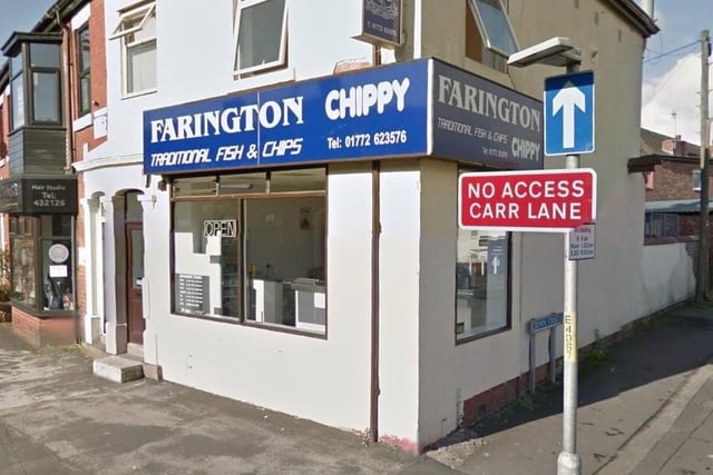 Farington Chippy Traditional Fish & Chips / 57 Stanifield Lane, Farington, Leyland PR25 4QA / Last inspected: February 9, 2023