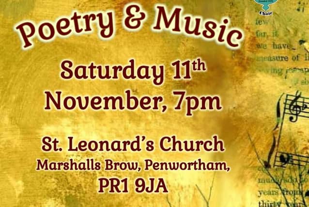 All welcome to the autumn concert at St Leonard's church, Penwortham. Image: Preston Orpheus Choir