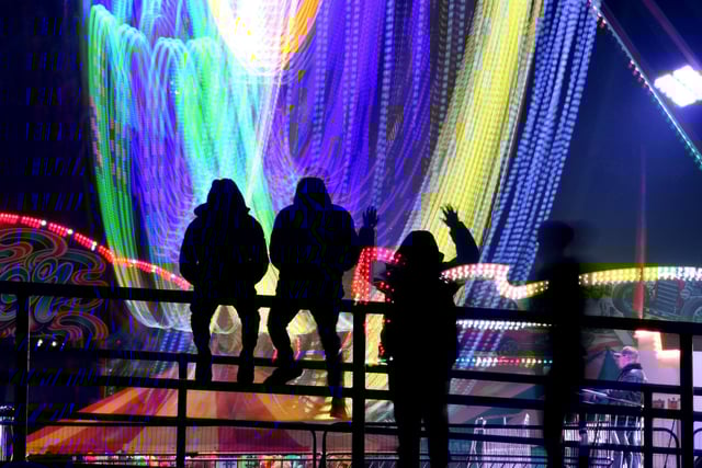 The funfair - located on the shopping centre's car park - also offered a variety street food for people to snack on.