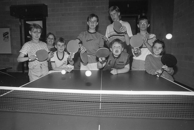 Summertime blues have been given the heave-ho - thousands of youngsters can vouch for that. For they have been taking advantage of holiday play schemes at Lancashire leisure centres - which this year are more popular than ever. Enjoying a spot of table tennis at Fulwood Leisure Centre