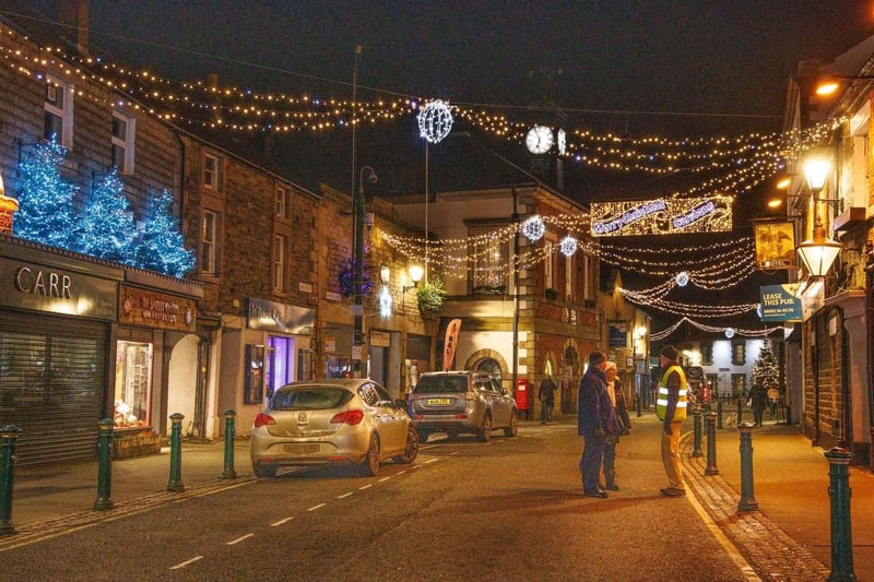 Some of the Christmas lights in Garstang