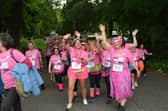Stepping out on the Moonlight & Memories walk in aid of St Catherine's Hospice