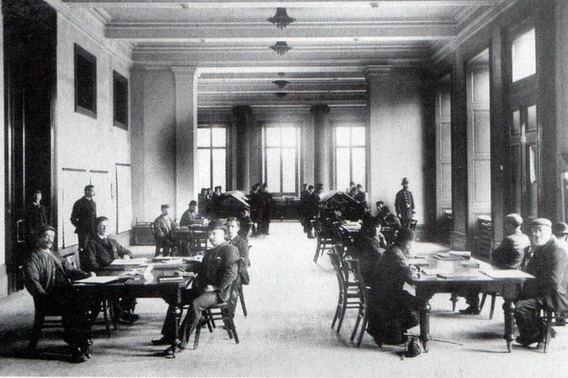 The Harris Library Reading and News Room Preston. 1903