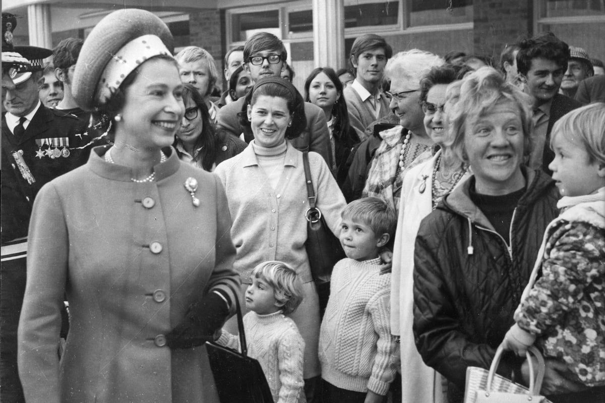 31 black and white pictures of Her Majesty's visits to Preston in the 1970s as the nation mourns her passing