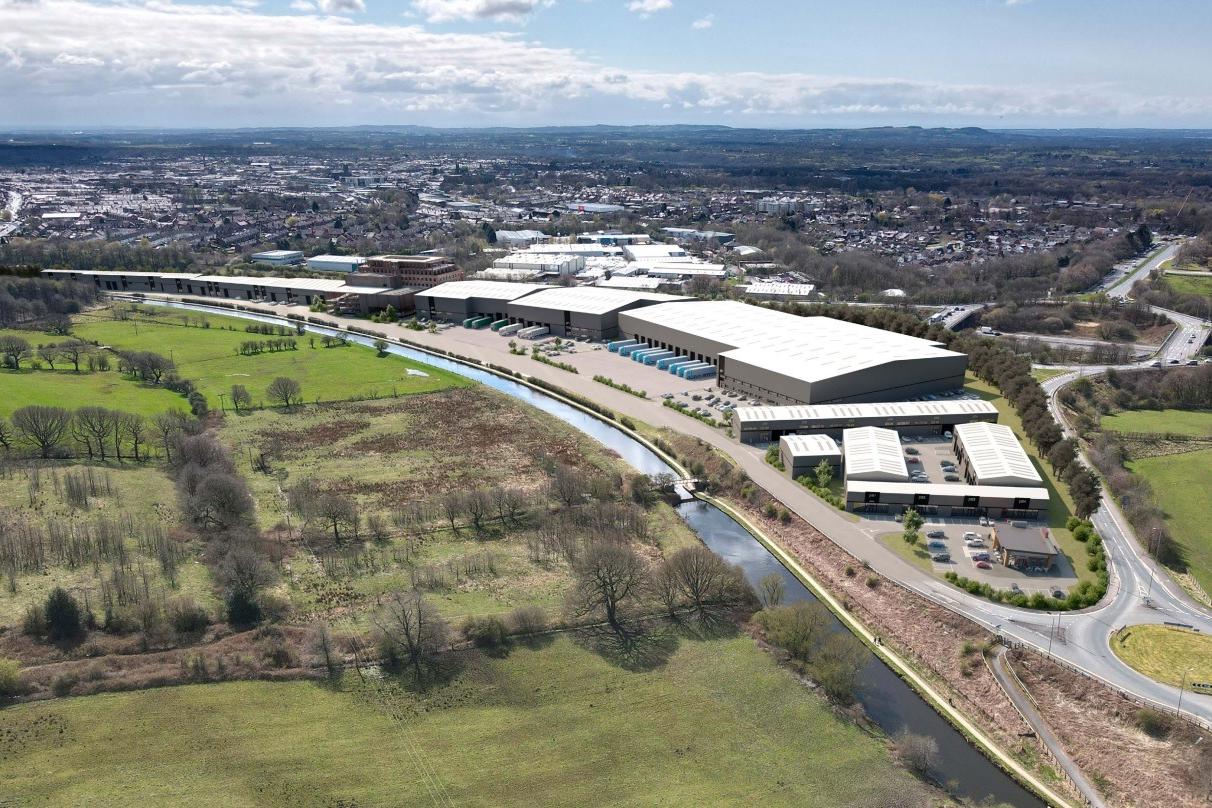 The new industrial, business and retail units being built at Botany Bay, Chorley are now for lease on Right Move. (Pictures by FI Real Estate Management)