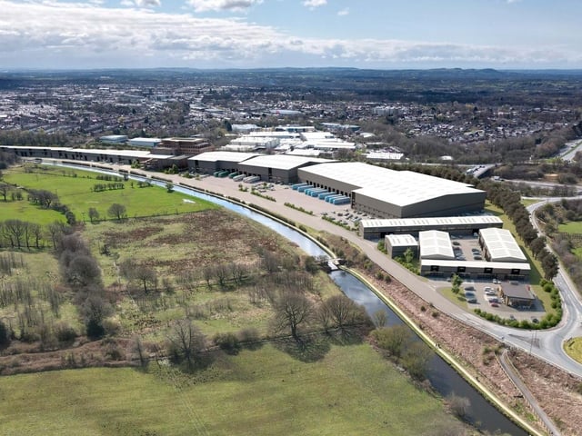 The new industrial, business and retail units being built at Botany Bay, Chorley are now for lease on Right Move. (Pictures by FI Real Estate Management)