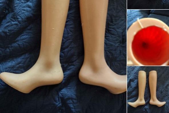 Ever needed a pair of mannequin legs? If so, there were some available for a bargain £5.
Used in shops to sell socks apparently.