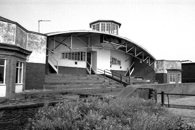 The zoo offices and an education classroom are housed in the old air traffic control building with the hangars being used to house the elephants, for food storage, animal quarantine and maintenance of the site. This was how it was in 1983.  Photo courtesy of Paul Francis Airfield Research Group