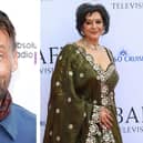 Craig Parkinson (left) is starring in Mrs Sidhu Investigates with Meera Syal (right.) Images: Getty