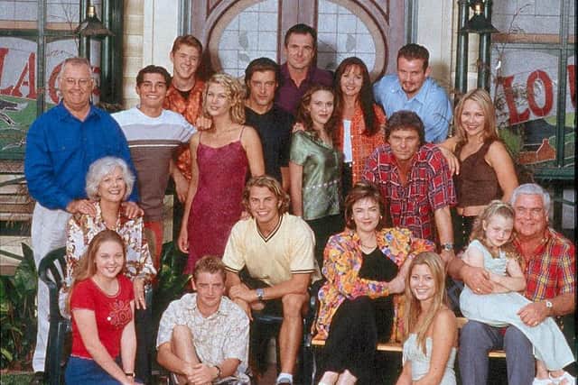 Picture Shows: Neighbours cast, as they were