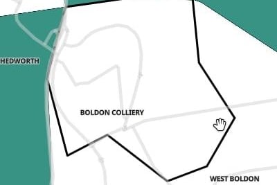 Boldon Colliery recorded fewer than three Covid cases from March 26 to April 12.