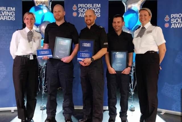 Runners Up - Preston's Neighbourhood Policing team for Op Vitality with Chief Superintendent Stasia Osiowy and Local Policing Chief Inspector Julie Rawsthorne. (Picture by Lancashire Police)